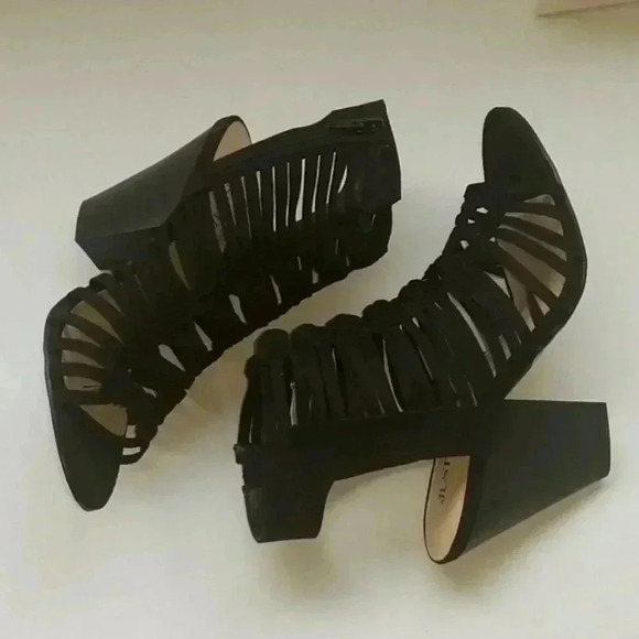 JUSTFAB Booties open toe heeled sandals - Picture 2 of 8